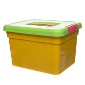 Ящик для хранения Kid's Box с ручкой 5л+6 вставок S + лоток S (цвет в ассортименте)