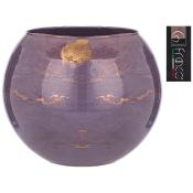 Ваза sfera Golden marble lavender диаметр 20см