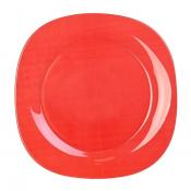 Тарелка столовая мелкая Luminarc Colorama Red, D=25 см