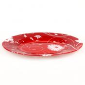 Тарелка столовая мелкая Pasabahce Serenade Red, D=26 см