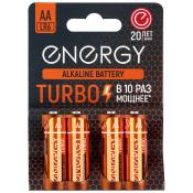 Батарейка алкалиновая Energy Turbo LR6/4B (AА)