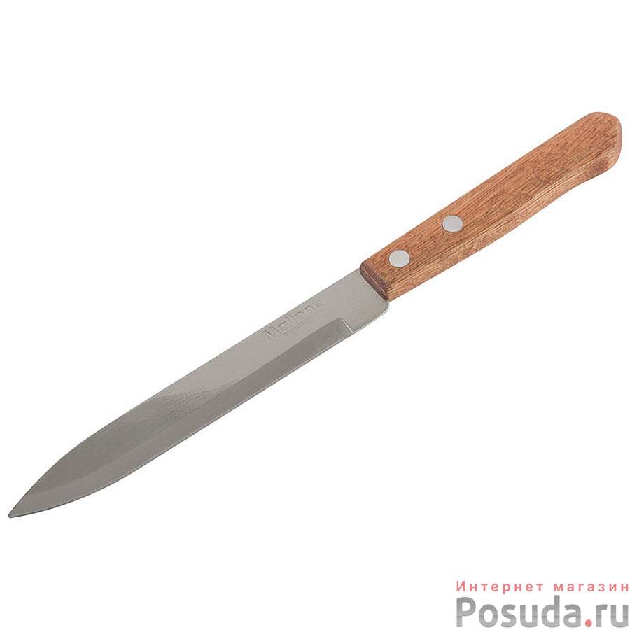 Нож с деревянной рукояткой ALBERO MAL-05AL для овощей (большой), 12,5 см