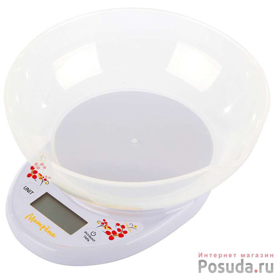 Весы кухонные электронные МАТРЁНА МА-188, 5 кг