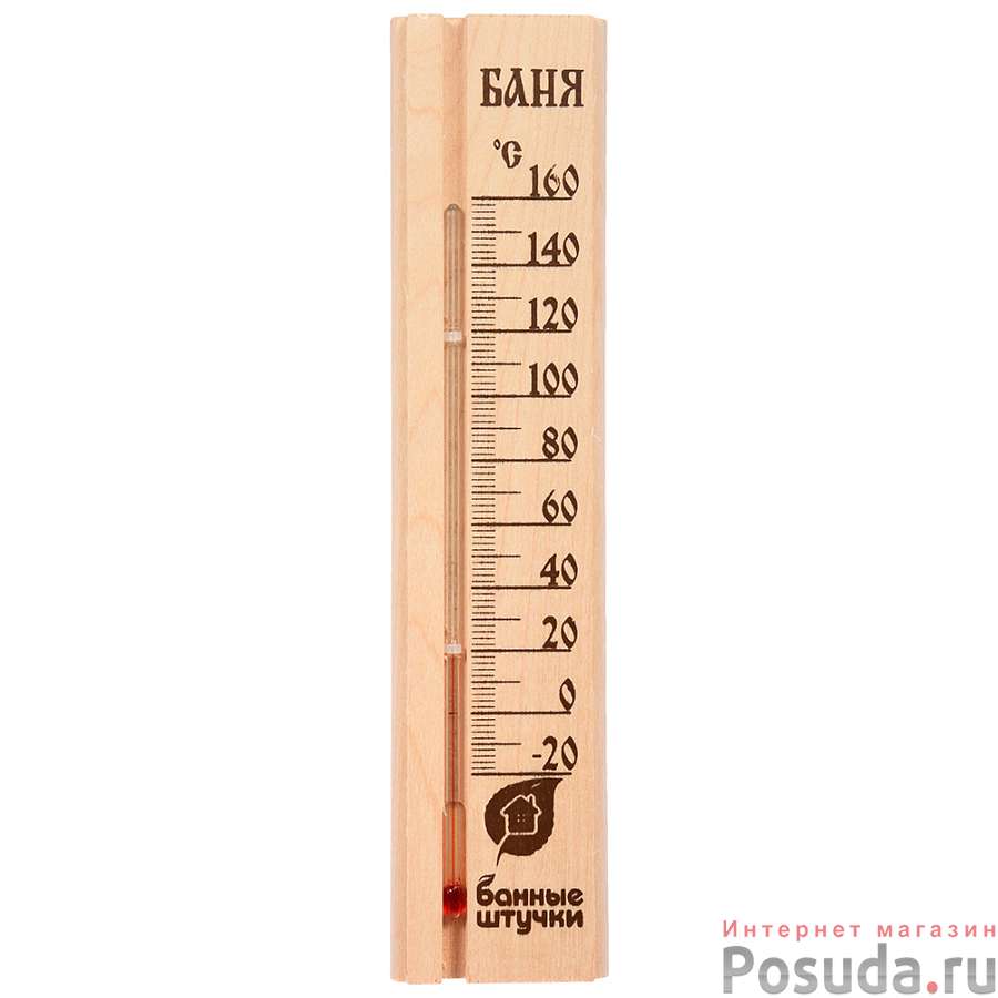 Термометр  "Баня", 27х6,5х1,5 см