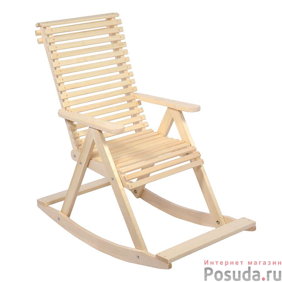 Кресло - качалка, 120х120х60 см, липа