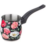 Турка agness Маки 340 мл индукционное дно, ручка soft touch