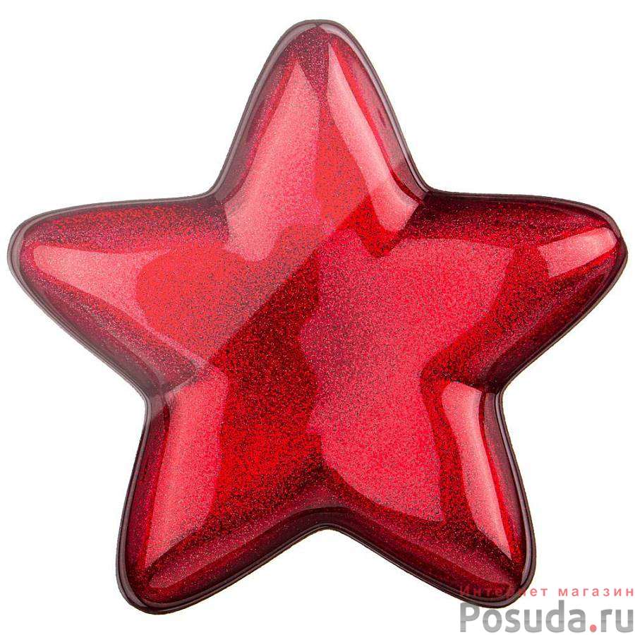 Блюдо Star red shiny 22см