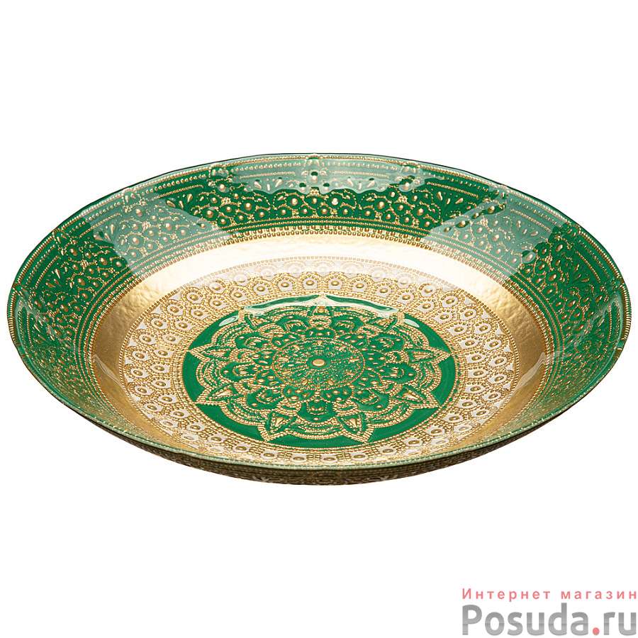 Блюдо «jasmin» green 30 cm без упаковки 